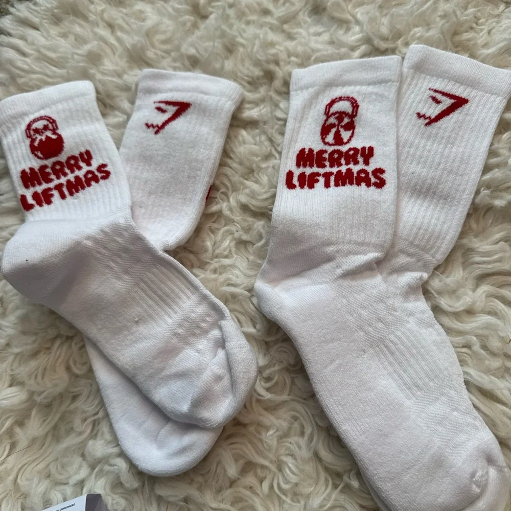 GYMSHARK Christmas socks NEW in package